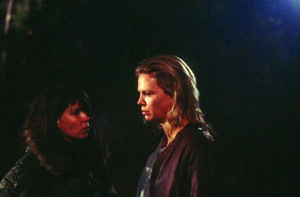 Still of Charlize Theron and Patty Jenkins in Monster