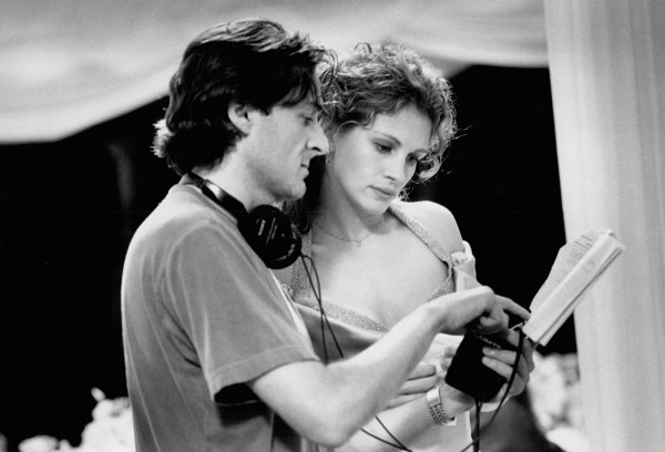 Still of Julia Roberts and P.J. Hogan in My Best Friend's Wedding