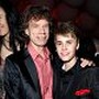 Mick Jagger and Justin Bieber