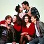 Still of Julia Roberts, Vincent D'Onofrio, Lili Taylor, Annabeth Gish, William R. Moses and Adam Storke in Mystic Pizza