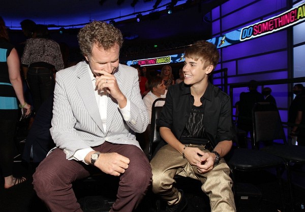 Will Ferrell and Justin Bieber