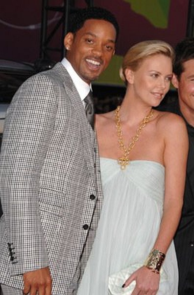 Will Smith and Charlize Theron at event of Hancock