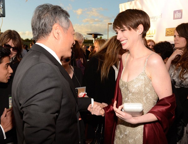 Photo: Ang Lee and Anne Hathaway