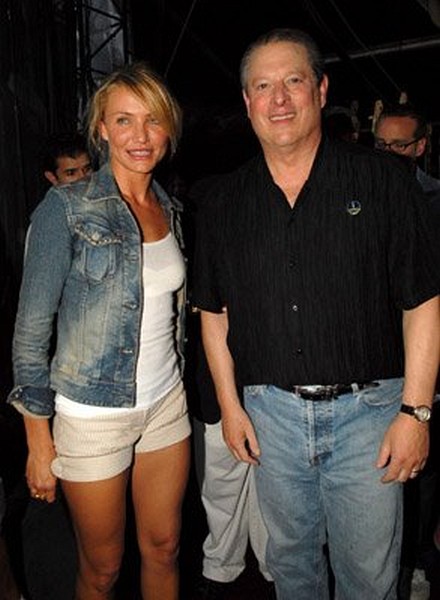 Photo: Cameron Diaz and Al Gore