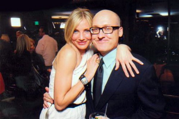 Photo: Cameron Diaz and Mike Mitchell at event of Shrek Forever After