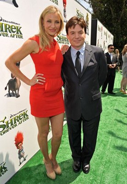 Photo: Cameron Diaz and Mike Myers at event of Shrek Forever After