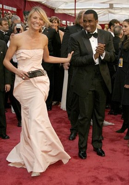 Photo: Cameron Diaz and Sean Combs at event of The 80th Annual Academy Awards