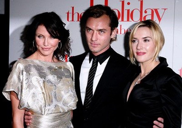 Cameron Diaz, Jude Law and Kate Winslet at event of The Holiday