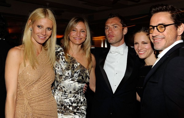 Photo: Cameron Diaz, Jude Law, Robert Downey Jr., Gwyneth Paltrow and Susan Downey