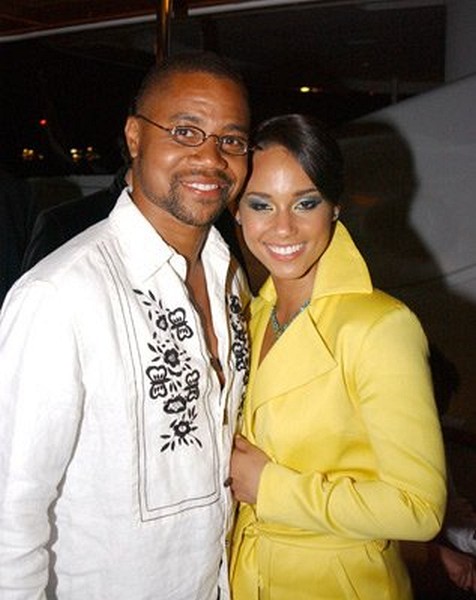 Cuba Gooding Jr. and Alicia Keys