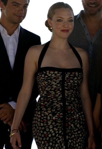 Dominic Cooper and Amanda Seyfried at event of Mamma Mia!
