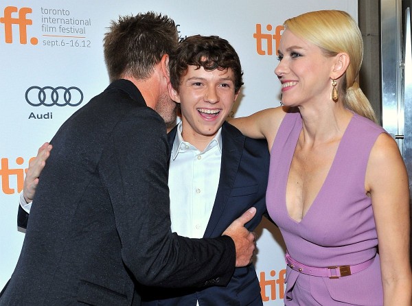 Ewan McGregor, Naomi Watts and Tom Holland