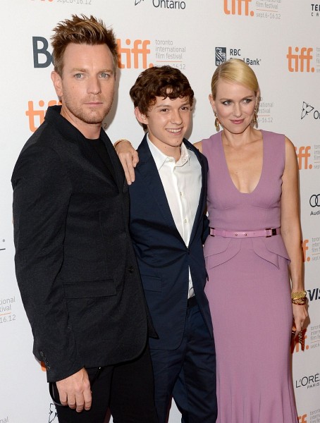 Ewan McGregor, Naomi Watts and Tom Holland