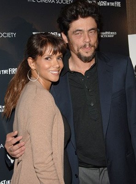 Halle Berry and Benicio Del Toro at event of Things We Lost in the Fire
