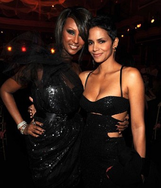Halle Berry and Iman
