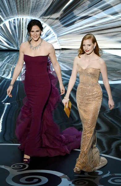 Jennifer Garner and Jessica Chastain