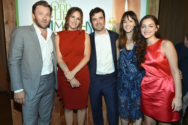 Jennifer Garner, Joel Edgerton, Ron Livingston, Rosemarie DeWitt and Odeya Rush at event of The Odd Life of Timothy Green