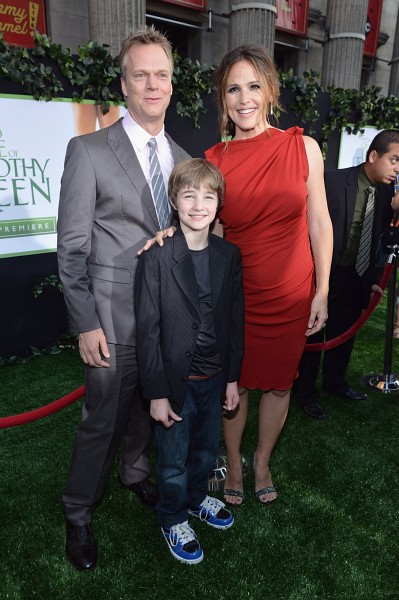 Jennifer Garner, Peter Hedges and CJ Adams at event of The Odd Life of Timothy Green