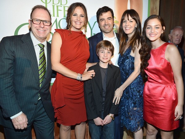 Jennifer Garner, Ron Livingston, Rosemarie DeWitt, CJ Adams and Odeya Rush at event of The Odd Life of Timothy Green