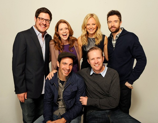 Malin Akerman, Jenna Fischer, Topher Grace, Lee Kirk, Chris Messina and Rich Sommer