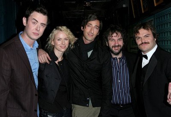 Peter Jackson, Adrien Brody, Colin Hanks, Jack Black and Naomi Watts at event of Total Request Live