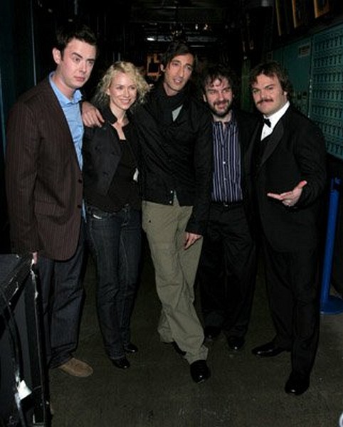 Peter Jackson, Adrien Brody, Colin Hanks, Jack Black and Naomi Watts at event of Total Request Live
