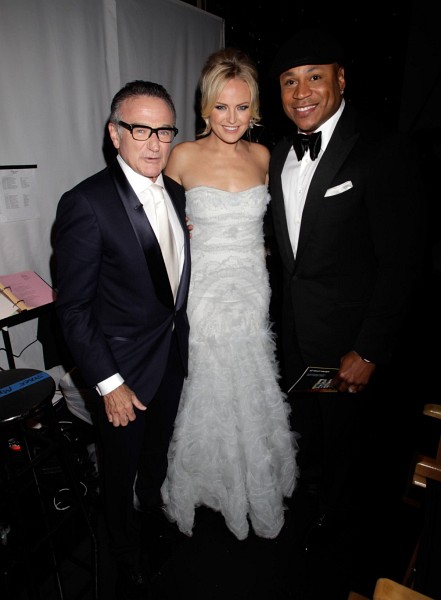 Robin Williams, LL Cool J, Malin Akerman and Francis Specker
