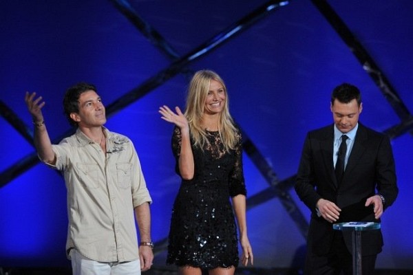Photo: Still of Antonio Banderas, Cameron Diaz and Ryan Seacrest in American Idol