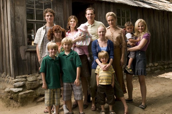 Still of Bill Paxton, Jeanne Tripplehorn, Chloë Sevigny, Ginnifer Goodwin, Douglas Smith and Amanda Seyfried in Big Love
