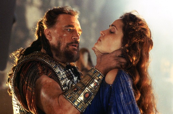 Still of Brian Cox and Rose Byrne in Troy