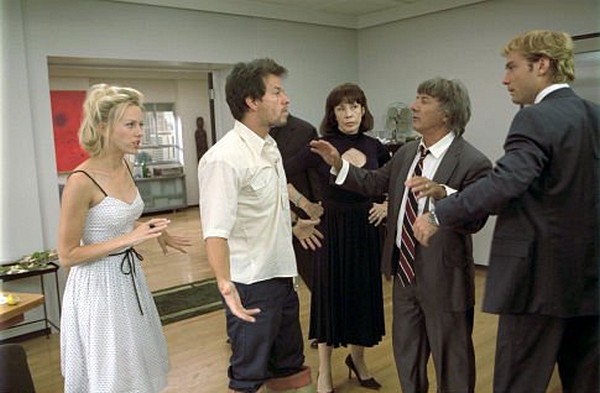 Still of Dustin Hoffman, Jude Law, Mark Wahlberg, Lily Tomlin and Naomi Watts in I Heart Huckabees