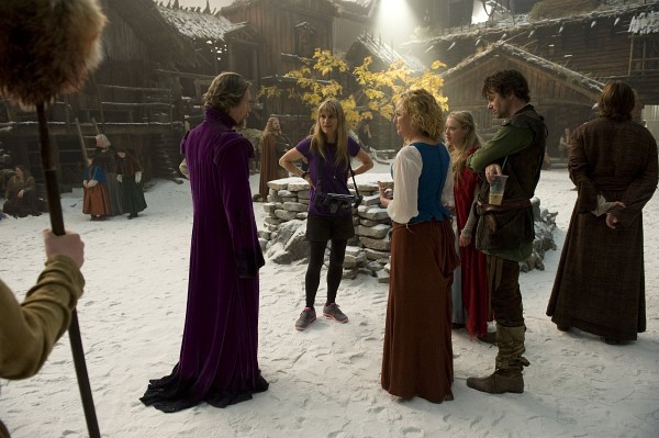 Still of Gary Oldman, Virginia Madsen, Catherine Hardwicke and Amanda Seyfried in Red Riding Hood