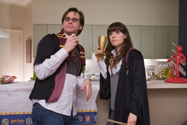 Still of Jim Carrey and Zooey Deschanel in Yes Man