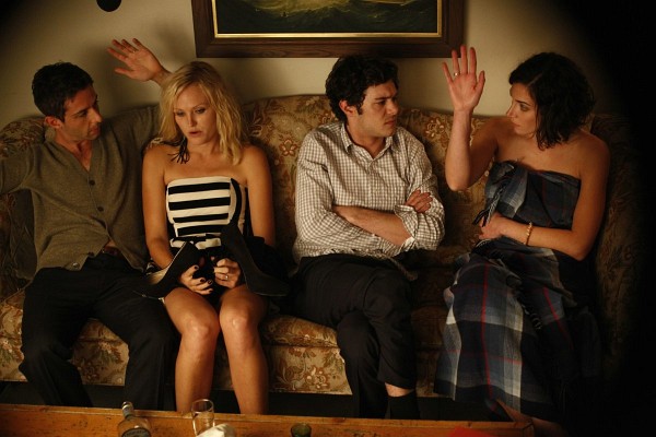 Still of Malin Akerman, Adam Brody, Jeremy Strong and Rebecca Lawrence Levy in The Romantics