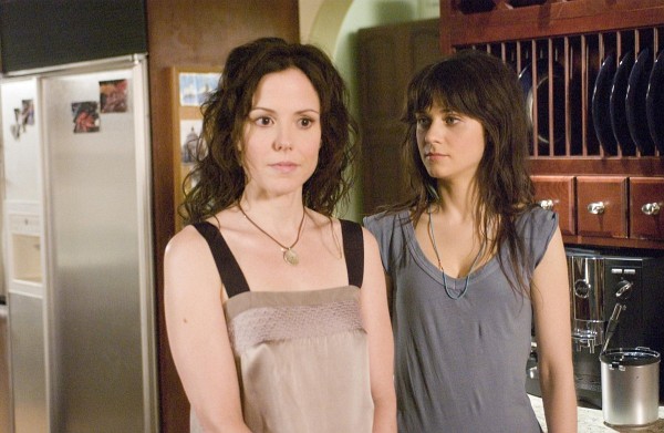 Still of Mary-Louise Parker and Zooey Deschanel in Weeds