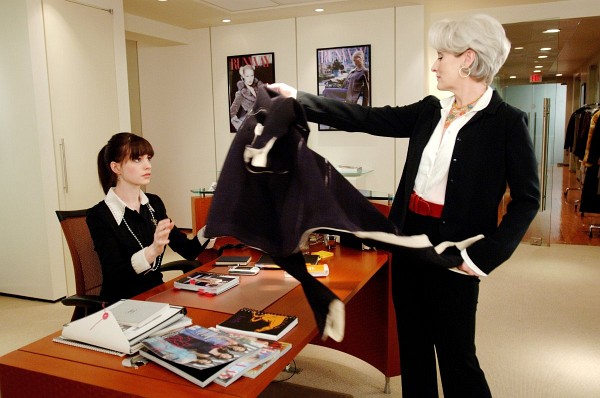 Still of Meryl Streep and Anne Hathaway in The Devil Wears Prada