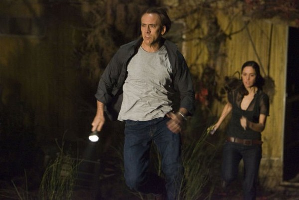 Photo: Still of Nicolas Cage and Rose Byrne in Knowing