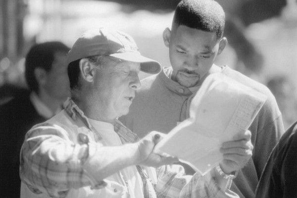 Still of Will Smith and Tony Scott in Enemy of the State