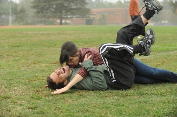 Still of Zooey Deschanel and Jake Johnson in New Girl