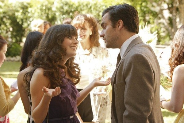 Still of Zooey Deschanel and Jake Johnson in New Girl