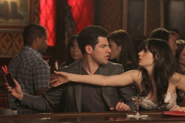Still of Zooey Deschanel and Max Greenfield in New Girl
