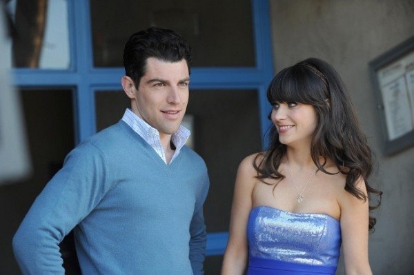 Still of Zooey Deschanel and Max Greenfield in New Girl