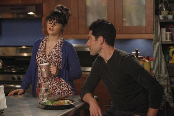 Still of Zooey Deschanel and Max Greenfield in New Girl