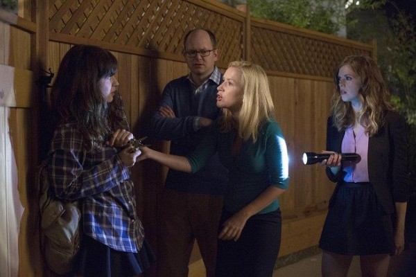 Still of Zooey Deschanel, Mark Proksch, Angela Kinsey and Dreama Walker in New Girl