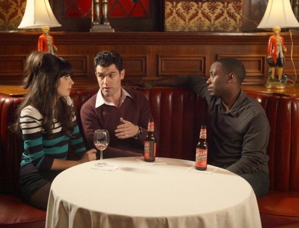 Still of Zooey Deschanel, Max Greenfield and Lamorne Morris in New Girl