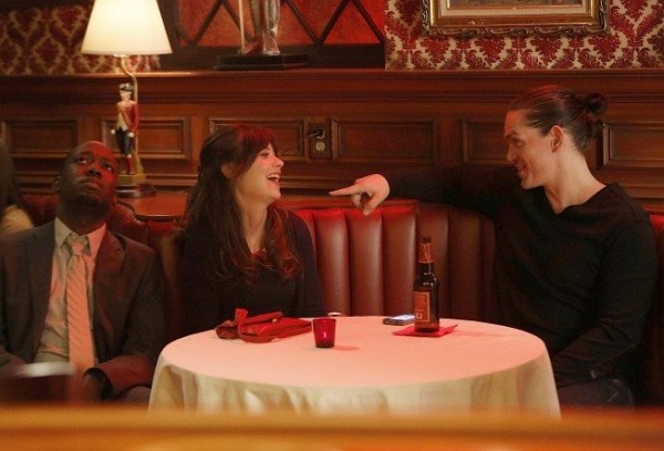 Still of Zooey Deschanel, Steve Howey and Lamorne Morris in New Girl
