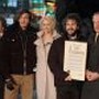 Peter Jackson, Adrien Brody, Jack Black, Michael Bloomberg and Naomi Watts at event of King Kong