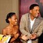 Will Smith and Jada Pinkett Smith at event of The Karate Kid