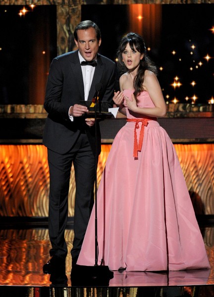 Will Arnett and Zooey Deschanel