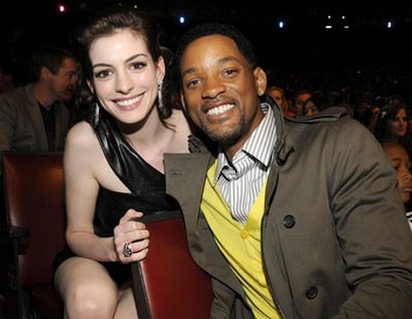 Will Smith and Anne Hathaway at event of 2008 MTV Movie Awards